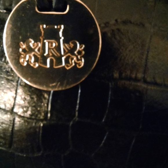 ROWALLAN brand  WOMEN'S BAG , LEATHER USED gently 14/10 inch $30 - Picture 3 of 6